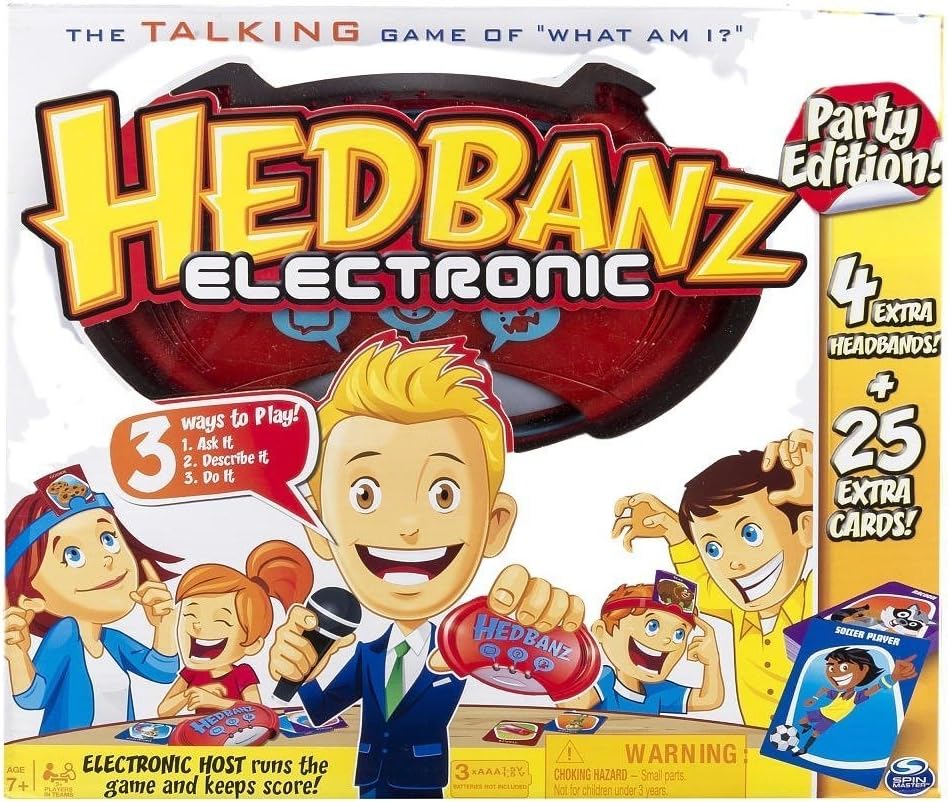 Hedbanz Electronic Party Edition Talking Game Toys R US Exclusive