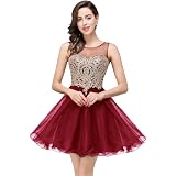 Amazon.com: Dydsz Vestido corto de 2 piezas de tul para mujer, vestido de  cóctel corto de fiesta de regreso a casa D127 : Ropa, Zapatos y Joyería