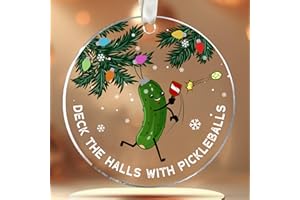 MAPDTWO Pickleball Ornaments for Christmas Tree - Pickleball Christmas Ornament, Pickleball Ornament - Pickleball Gifts - Pickleball Gifts for Women Men, Pickleball Lovers Gifts - Acrylic Ornament 2024