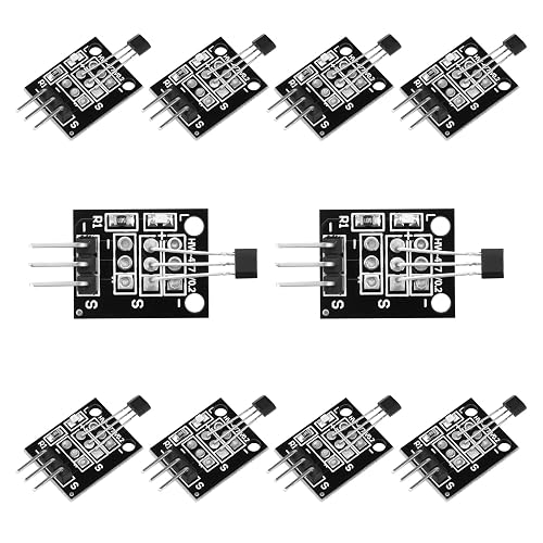 6er Pack KY-003 A3144 Hall-Sensoren – Digitaler Magnetsensor Mit Spannungsausgang, Schnell & Präzise Für Arduino, Smarte Fahrzeuge & Elektronikprojekte
