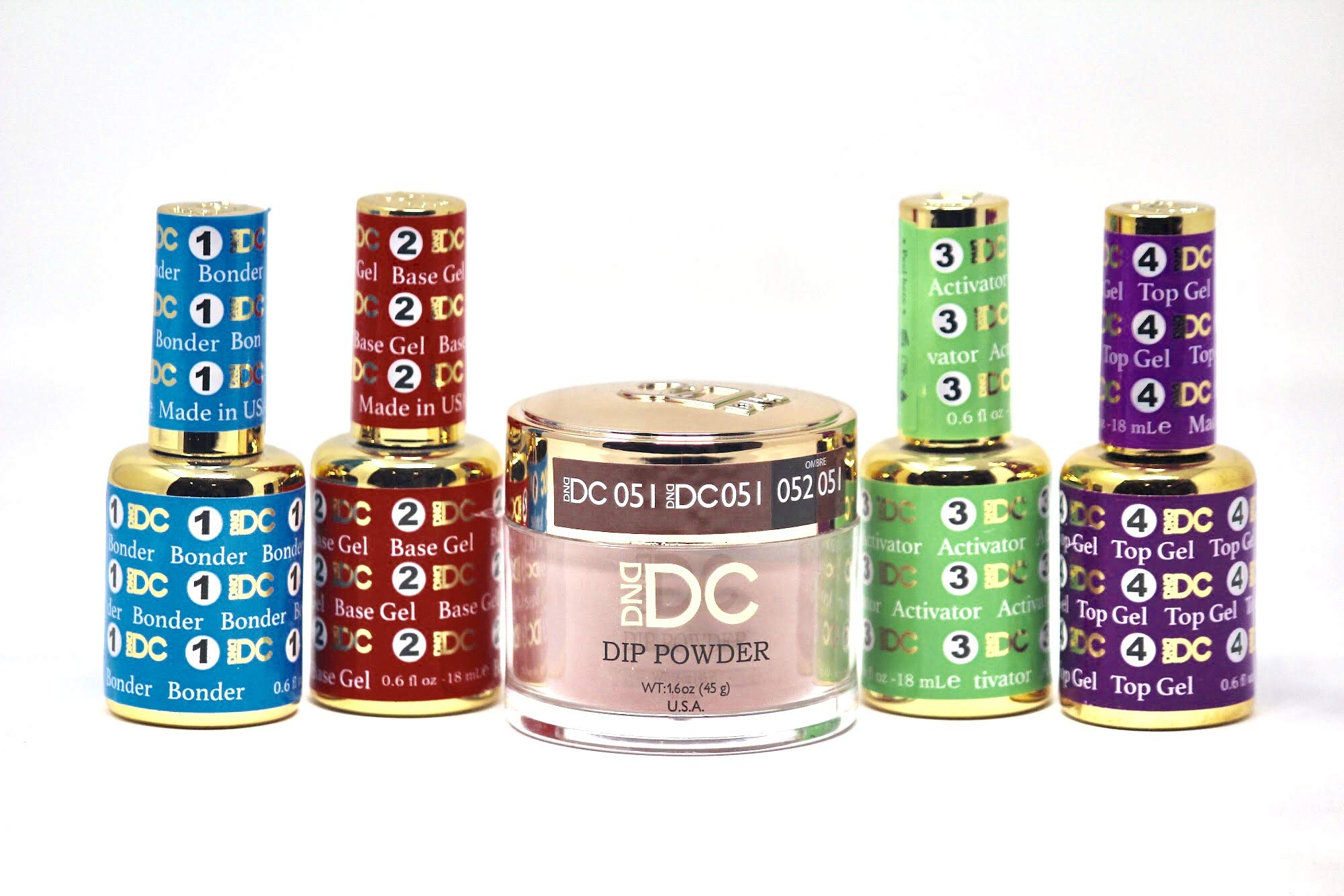 DND DIP POWDER KIT (DC 051 LIGHT MACORE)