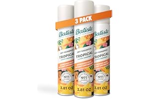 Batiste Tropical Dry Shampoo, Waterless Shampoo, 3.81oz 3 pack