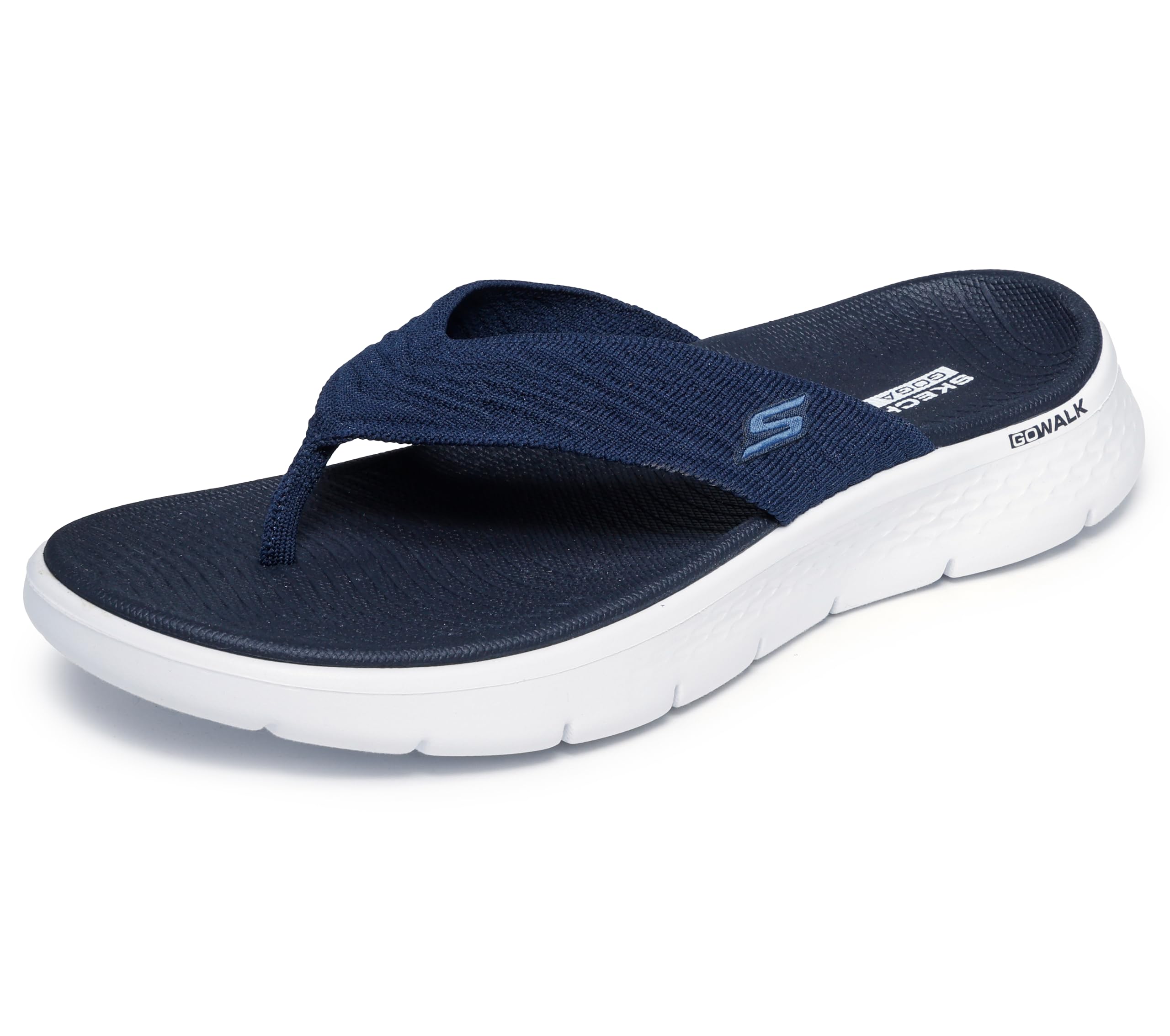 Skechers Women's GO WALK Flex Sandal - Splendor Flip-Flop, Navy, 12 Image