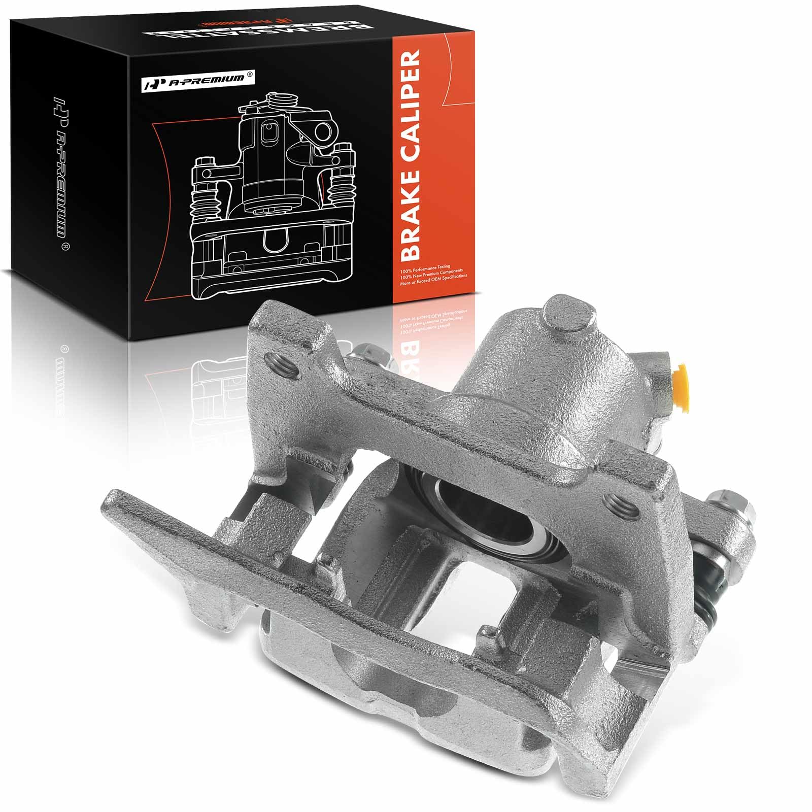 Photo 1 of A-Premium Disc Brake Caliper Assembly with Bracket Compatible with Select Smart Models - Fortwo 2008-2015 L3 1.0L, 2011-2016 Electric - Front Left Driver Side