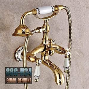 FGHFDX Ducha Conjunto de Ducha Manija de teléfono Europea Cabezal de