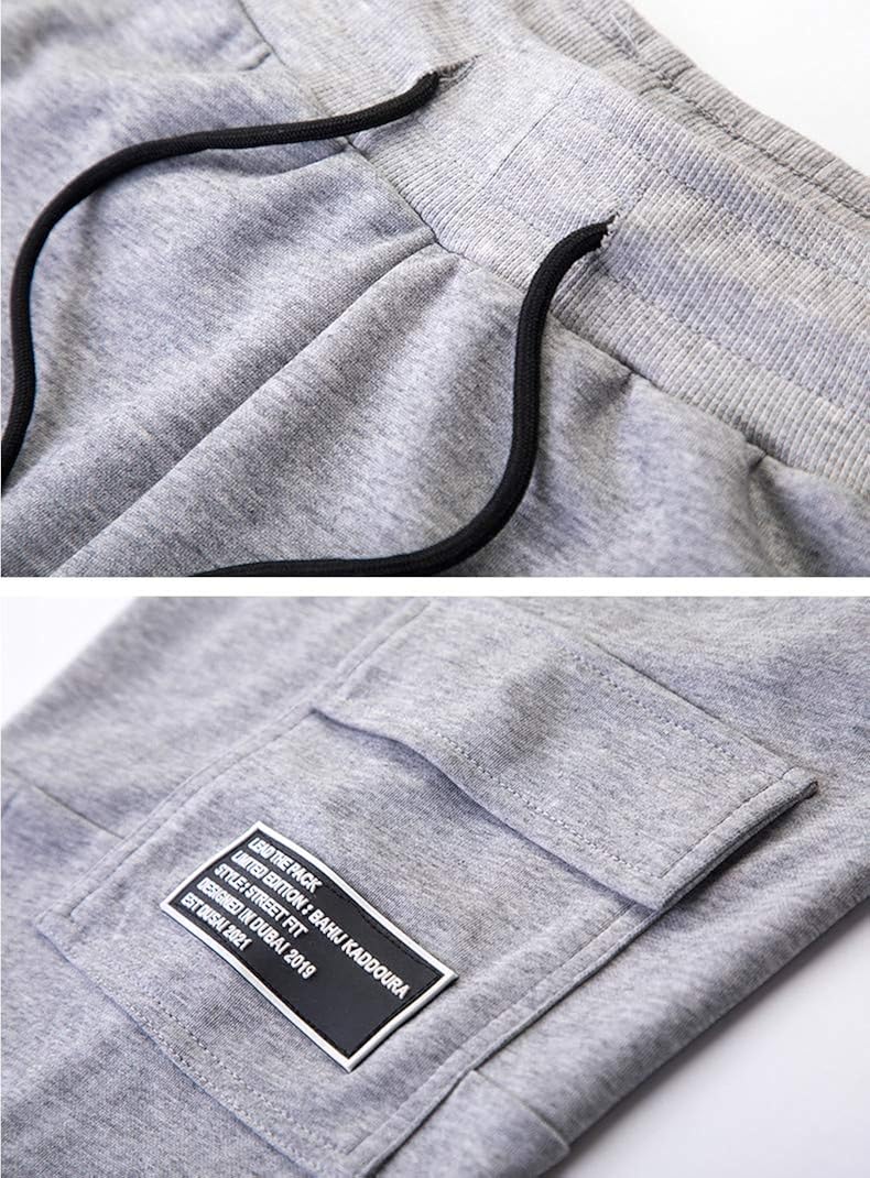 NAVEKULL Men's Bodybuilding Sports Jogger Pants Cotton Elastic Fitness Casual Workout Sweatpant: Clothing