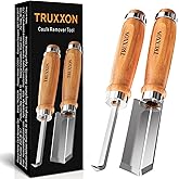 2 PCS Professional Caulk Remover Tool &ndash; Heat-Treated Caulking Tool with 90&deg; Sharp Blade &amp; Solid Wood Handle, Saves Time for Home Improvement, Durable Grout &amp; Silicone Remover Tool