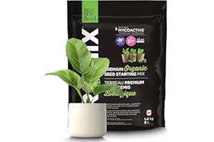 Organic Seed Starting Mix 9L – Ready-to-Use Peat-Based Starter Soil for Germinating Seeds, Vegetables, Flowers & Herbs – Idea