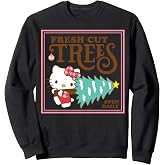 Hello Kitty Fresh Cut Christmas Trees Sweatshirt