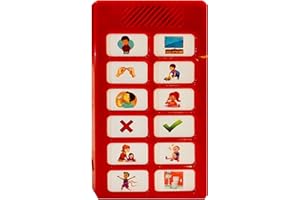 Tiny Talker Too - Special Supplies AAC Communication Device for Non-Verbal | Ideal for Children, Adults, Caregivers and Aid for Stroke Victims | Communication Board | Acc Device for Autism - 12 Button