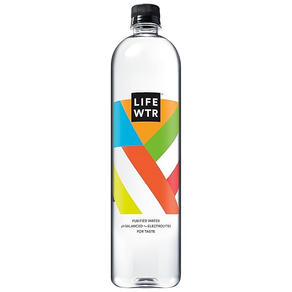 LIFEWTR, PREMIUM PURIFIED WATER, PH BALANCED WITH ELECTROLYTES FOR TASTE, 1 LITER BOTTLE (PACKAGING MAY VARY)