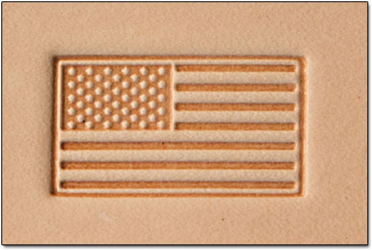 Tandy Leather Craftool 3D Stamp American Flag 858000