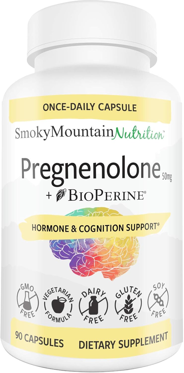 Pregnenolone 50mg 90 Capsules (3 Month Supply) Menopause & PMS