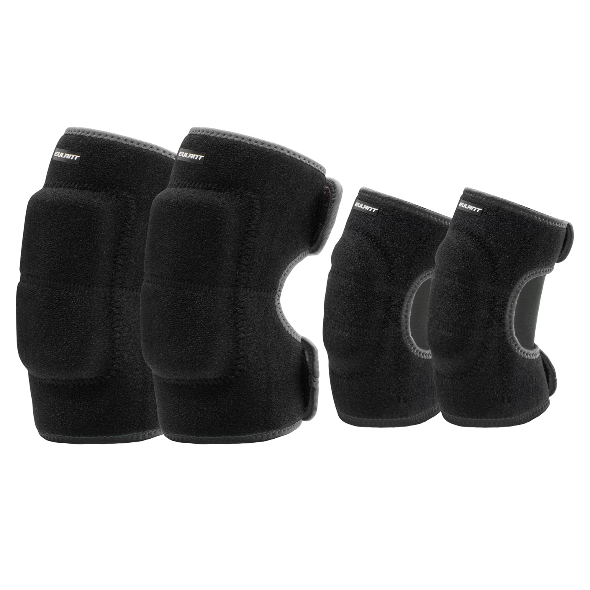 EULANT Kids Protective Pad Set, Knee Pads, Elbow Pads,Children's Pad Set for Knee Elbow, for Skateboard Biking Riding Cycling Scooter Bicycle Rollerblades, Black M
