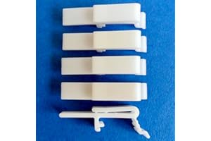 Amazing Drapery Hardware 4 PCS Vertical Blind Dust Cover Valance Clip Holder Bracket