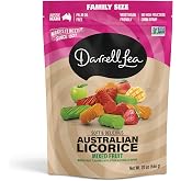Darrell Lea Family Size Soft Australian Licorice, Non-GMO, No Palm Oil, Vegetarian Friendly, No High Fructose Corn Syrup, Soft &amp; Chewy Licorice Candy, Made in Australia (Mixed Fruit, 20 Ounce)