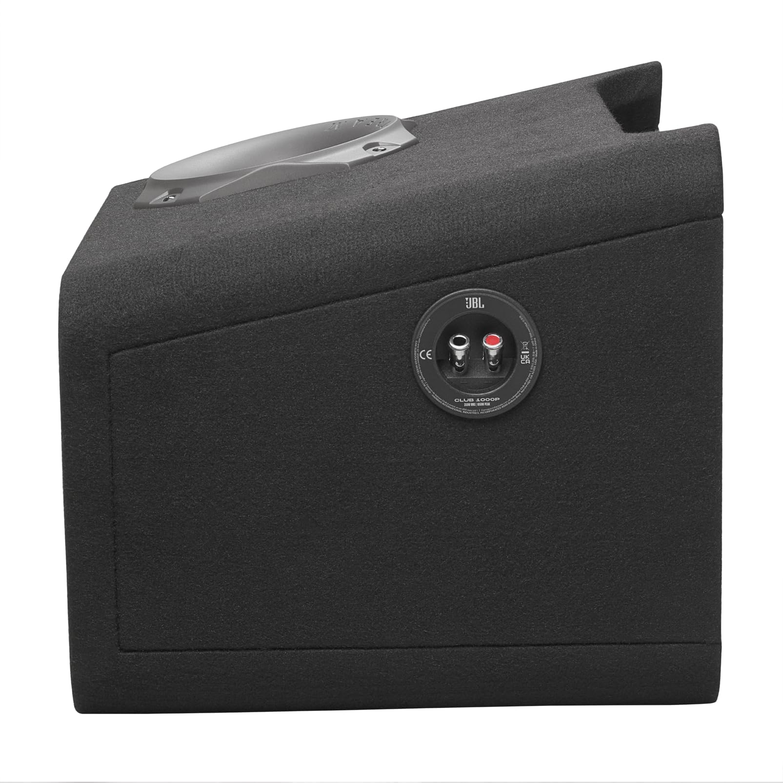 JBL Club 1000P - Single 10” Slip Stream ported Enclosure, 700W RMS, 1400W Peak, Sensitivity (1W/1m): 86dB, Frequency Response (-6dB): 30Hz – 400Hz, Nominal Impedance: 2 ohms