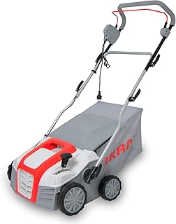 IKRA Elektro Vertikutierer Rasenlüfter IEVL 1840 Fangkorb 55l Arbeitsbreite 40cm Arbeitstiefe einstellbar 1.800W