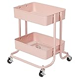 ECR4Kids 2-Tier Rolling Utility Cart, Multipurpose