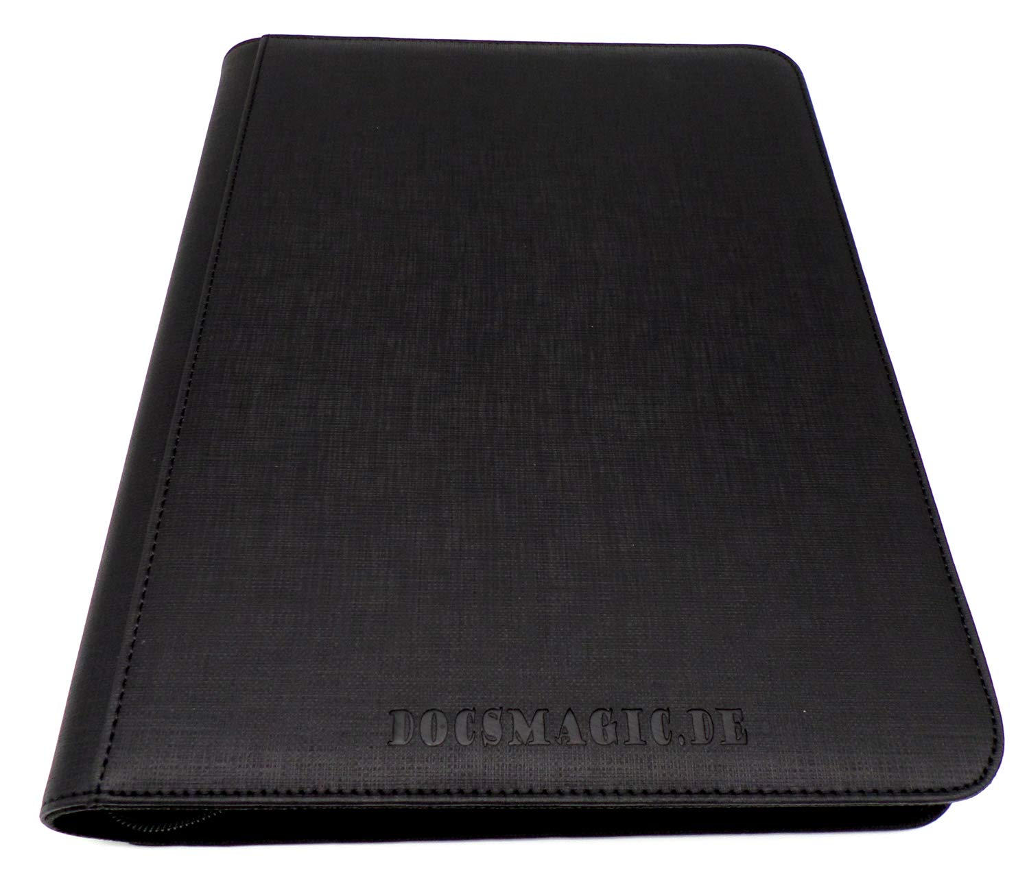 docsmagic.de 3-Ring Premium Zip-Album Black - PKM - YGO - MTG