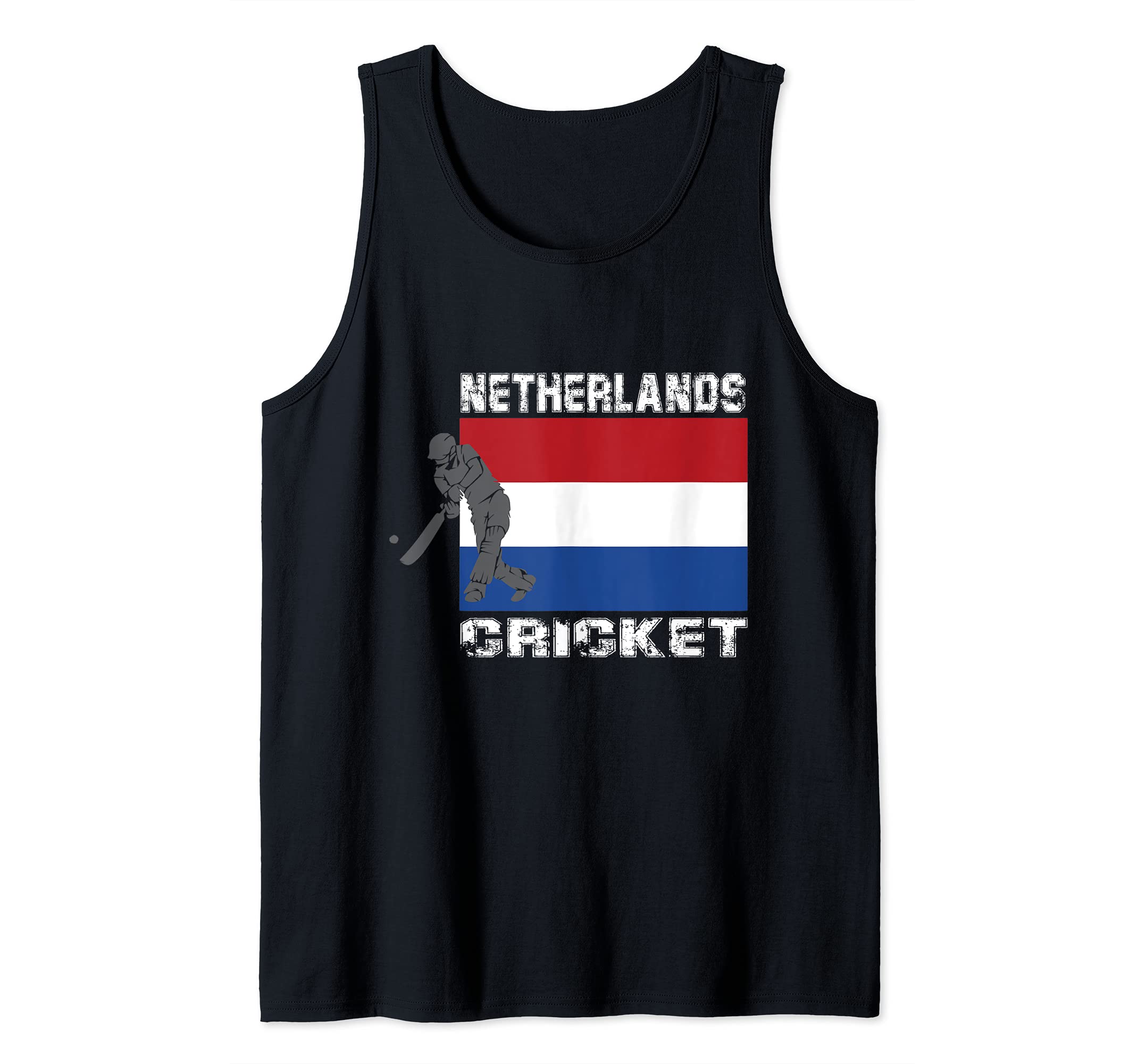 Netherlands Cricket Batsman Batting International Fan Tee Tank Top