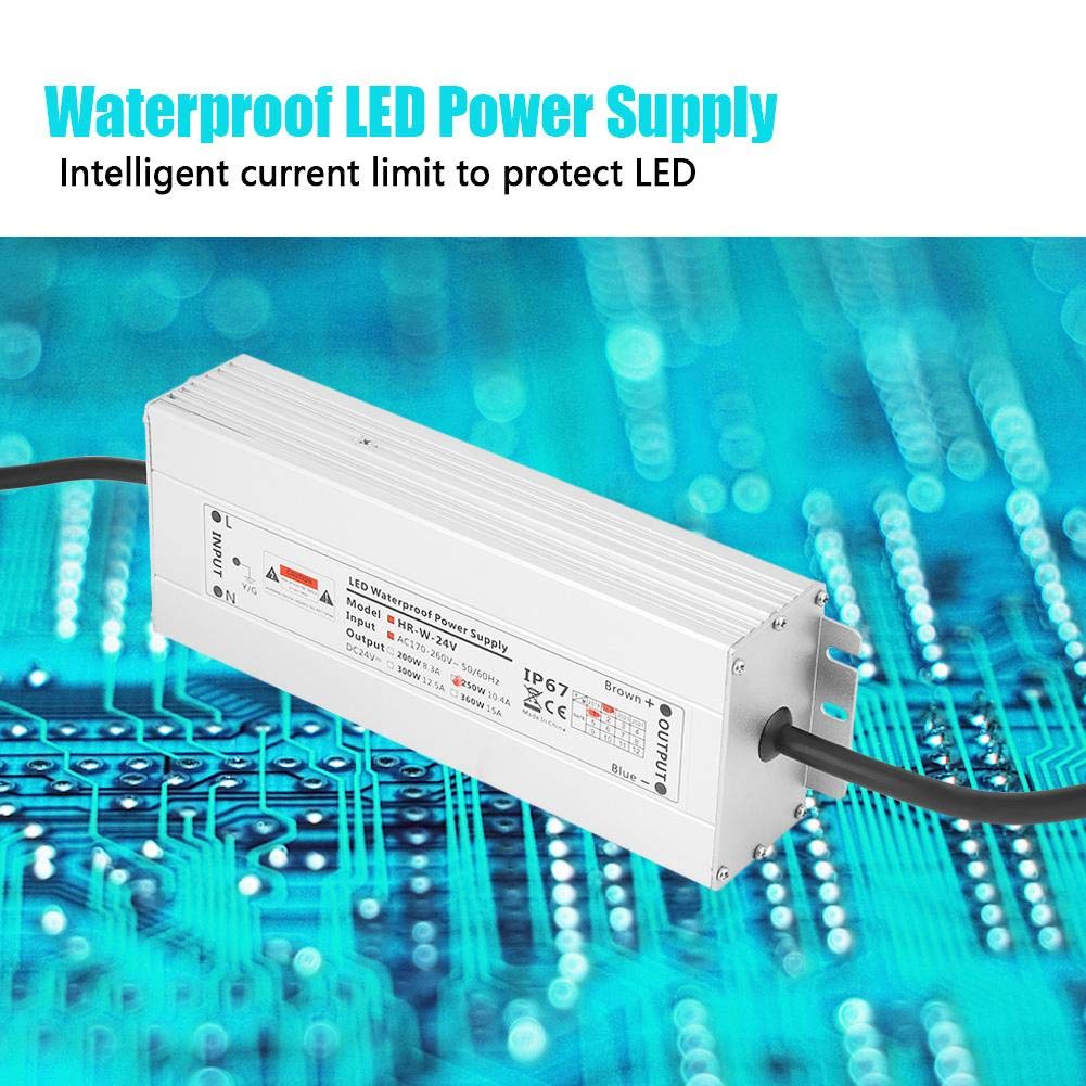 Alimentatore Trasformatore LED IP67 Impermeabile 12V - 20W, 36W, 60W, 75W, 100W, Conversione AC/DC Alimentatore Per Strisce LED - Foto 7