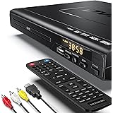 DVD Players for TV with HDMI, DVD Players That Play All Regions, Simple DVD Player for Elderly, CD Player for Home Stereo Sys
