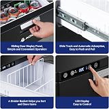 AAOBOSI 31L Drawer Refrigerator 12V Camper Fridge APP Control -20 to 20°C view 4