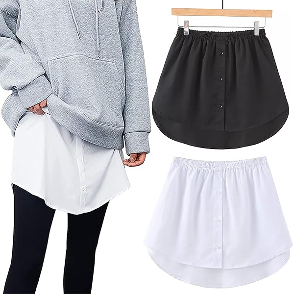 Ginfonr 2 Pieces Shirt Extender for Women Adjustable Ginfonr 2 Pieces Shirt Extender for Women Adjustable