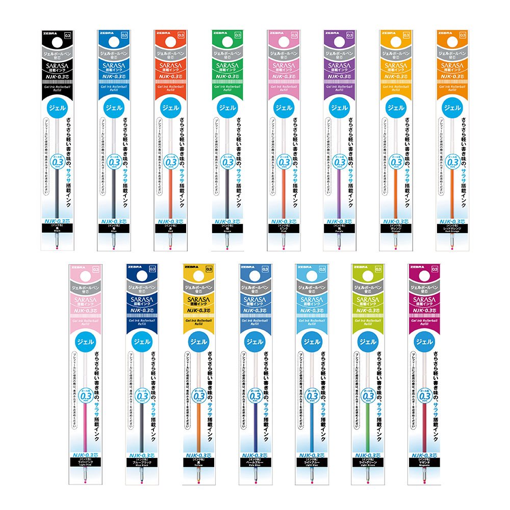 Zebra Sarasa NJK0.5 0.5 mm Gel Ink Multi Pen Refill (Green Ink) Buy
