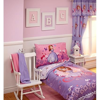 4 Piece Toddler Bedding Set New Girls Disney Sofia The First 3