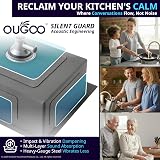 OUGOO 304 Stainless Steel Black Kitchen Sink 45x50cm Single Bowl Darin Kit view 9