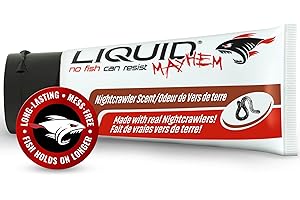 Liquid Mayhem Fish Attractant Gel – Real Bait, Aminos, UV – Multiple Scents and Pack
