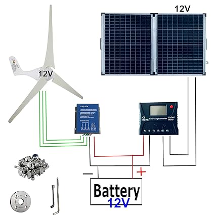 Amazoncom Awiterbine 12 Volts 500w Wind Solar Power