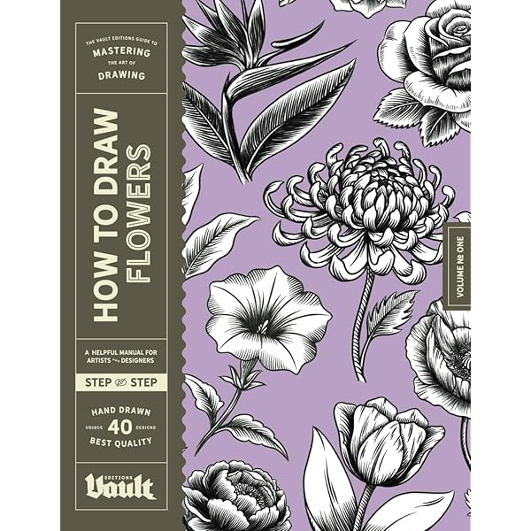 Botanical Drawing Book: Vintage Garden Plants Cover