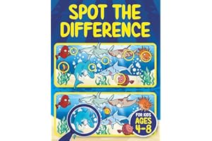 Spot the Difference Book for Kids ages 4-8: Seek and Find Hidden Picture Activity Book for 4-6, 6-8 | Fun Gifts for 4, 5, 6, 7 and 8 Year Old Children (Spot the Differences for Kids)