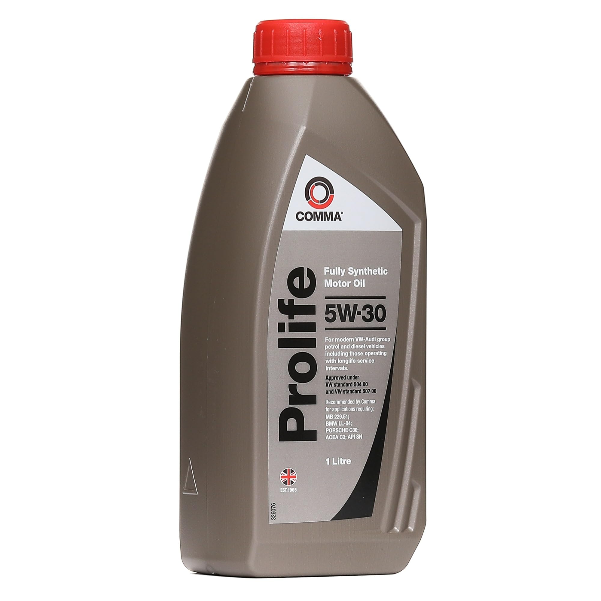 Comma PRO1L 1L Prolife Fully Synthetic 5W30 Motor Oil