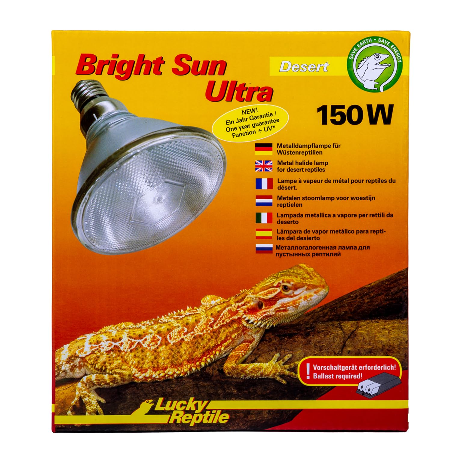 Lucky Reptile Bright Sun ULTRA UV Desert Bulb 150W