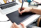 Wacom Creative Pen Tablet Medium Black USB PC Mac 10 7 10 driver required view 2