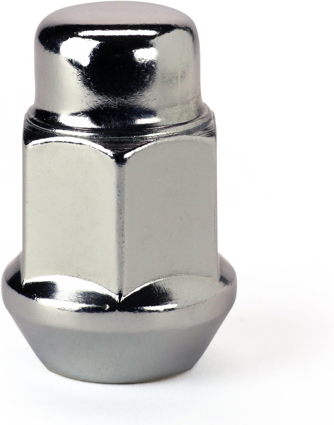 Excalibur 1704 Chrome Bulge Acorn Lug Nuts (1/2-20) 13/16" Hex - Pack of 20