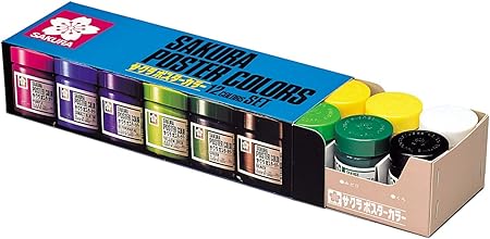 Amazon Co Jp サクラクレパス 絵の具 ポスターカラー 30ml 12色セット Pw12セツト ホビー