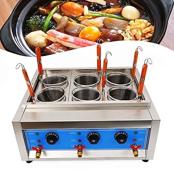 Amazon Com Commercial 6 Holes Noodle Cooker Machine Electric