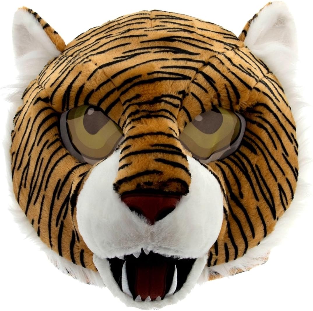 Maskimals Tiger Head Mask Large Halloween Costume