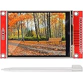 DIANN 2.8" ILI9341 SPI TFT LCD Display Touch Panel 320x240 TFT LCD Touch Screen Shield 5V/3.3V STM32 Display Module SPI Serial with Touch Pen
