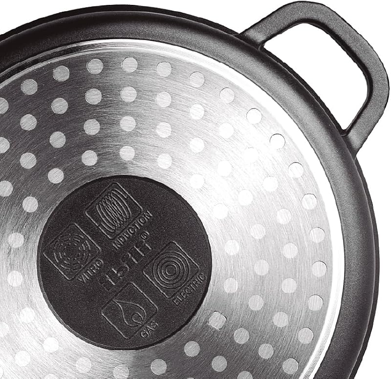 - Caçarola Induplus 16 cm, alumínio fundido, PFAS antiaderente, indução adequada