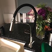 Arputhy Stainless Steel Kitchen Tap - Pull Down Spray Mixer Faucet With 360° Swivel Spout, Single Lever