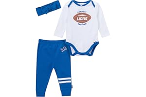 Gerber NFL baby-girls 3-piece Onesie Bodysuit, Pants & Headband Set