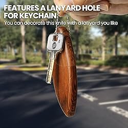 Tops Home Small Keychain Box Cutter, Fixed Blade