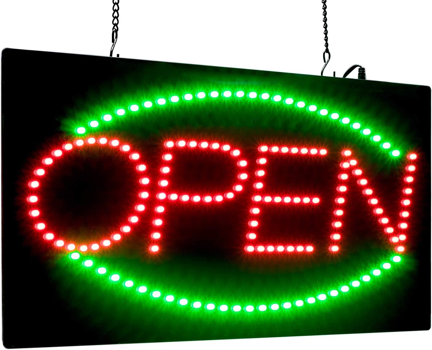 Leadleds 19102 Open Sign Portable 19inch Height Vertical