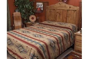 Mission Del Rey Southwest Decor Bedspread - Isleta Twin